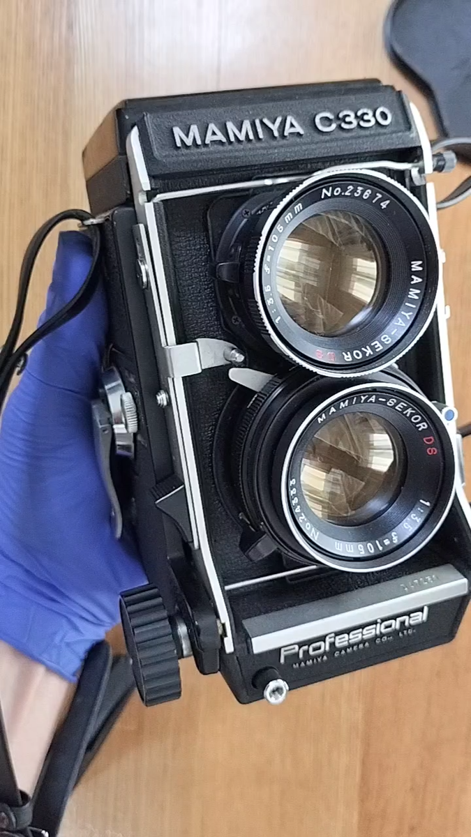 🎦Blue Dot [MINT] Mamiya C330 Pro TLR Film Camera Sekor DS 105mm