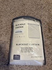 Blackout Curtains 50x74 Cream Color 2 Large Panels New Opened Package