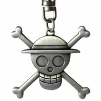 ABYstyle SchlüSselanhäNger One Piece - Skull Luffy, Metall, ABYKEY153