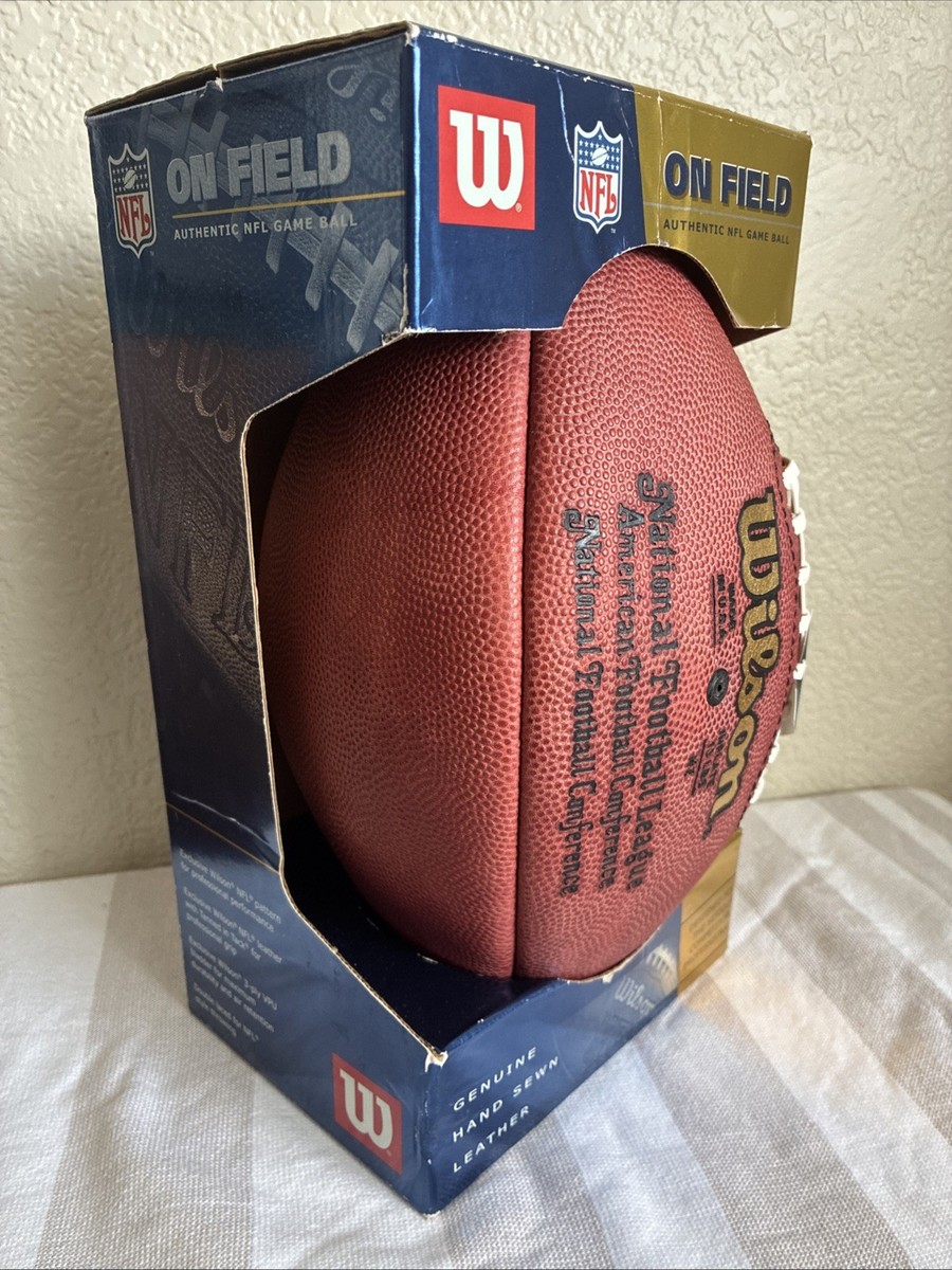 Official NFL Authentic Wilson On Field Game Ball Football SIGNED