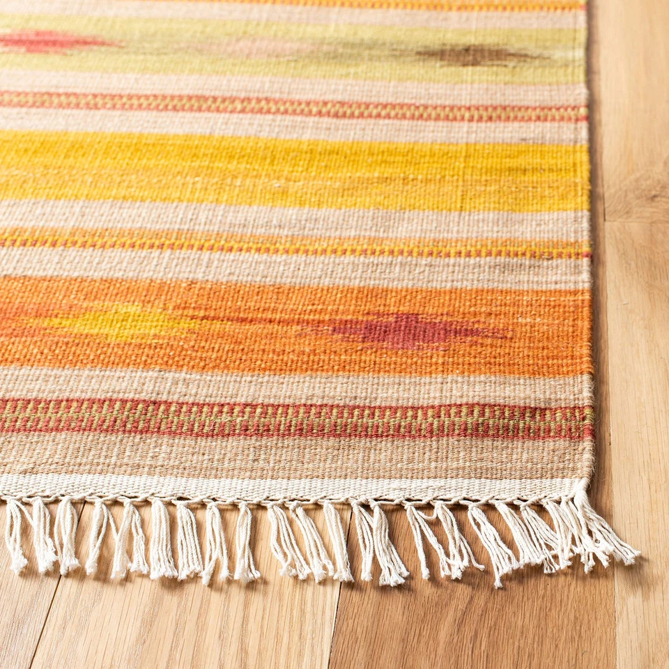 Kilim Collection Runner Rug - 2'3" x 8', Brown & Multi, Handmade Southwestern... - Image 3 of 4