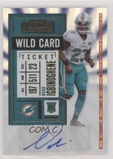 2020 Panini Contenders Rookie Wild Card Ticket Noah Igbinoghene #145 Auto 00oy. rookie card picture