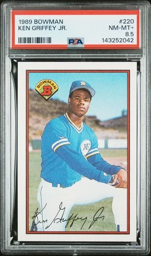 1989 Bowman KEN GRIFFEY JR #220 PSA 8.5 NM-MT+ ROOKIE