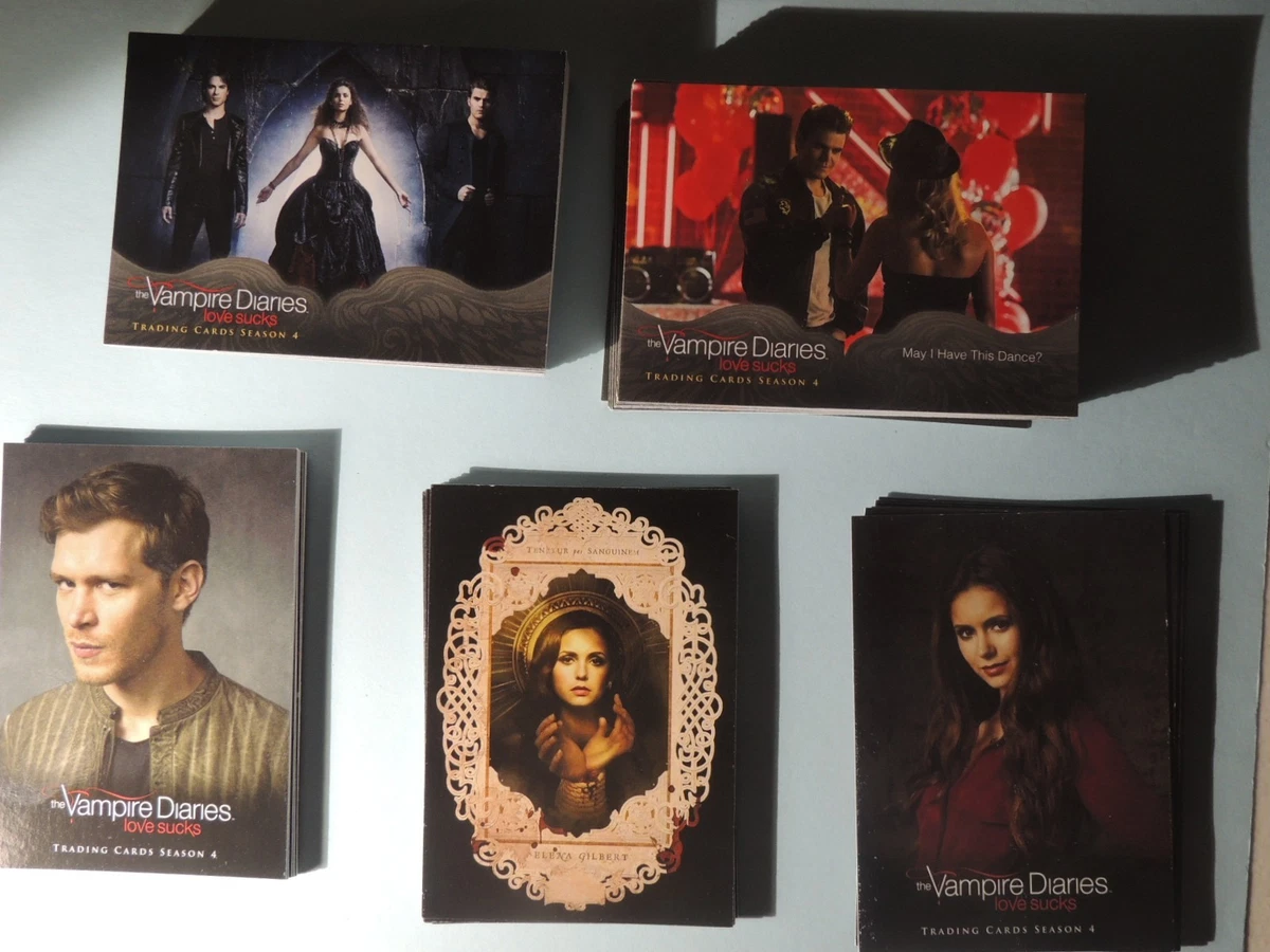 vampire diaries trading cards binder The Season 1 Cryptozoic Entertainment obsessed with the same gorgeous girl The Vampire Diaries season 3