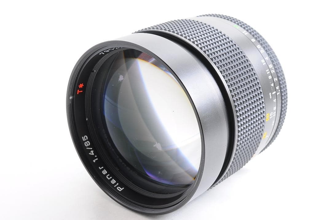 【超美品】CONTAX Planar 85mm F/1.4 T* MMJ CONTAX Carl Zeiss Planar 85mm F/1.4 T* MMJ Manual Focus Film