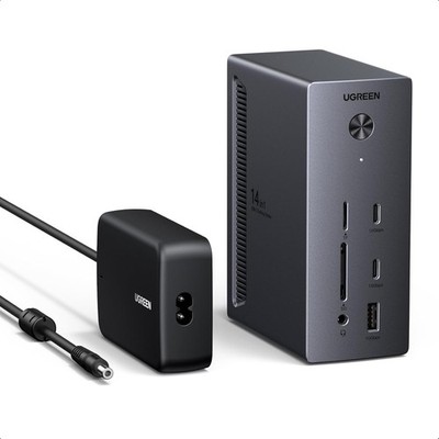 UGREEN Revodok Pro 314 Docking Station 3 Monitore 2HDMI & DP mit 8K DP/4K HDMI