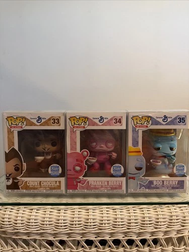 Funko Pop! Ad Icons Cereal Monsters Count Chocula, Franken Berry & Boo Berry