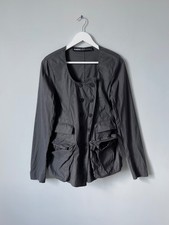 Rundholz Mainline Cotton Linen Double-Breasted Women's Blazer Jacket Size Small