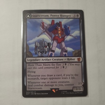 Starscream Power Hungry Starscream Seeker Leader NM MTG Transformers BOT #5