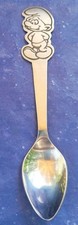 Vintage Smurf Peyo Danara Stainless Steel Child Baby Spoon