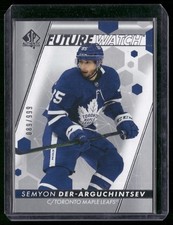 2022-23 SP Authentic #195 Semyon Der-Arguchintsev Future Watch Rookie RC /999