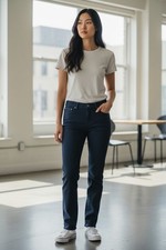 Kenneth Cole Reaction Women's Dark Wash Skinny Leg Jeans Size 8
