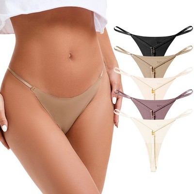 5 Pack Lot Sexy Womens G string Thongs Panties Underwear Bikinis Lingeries Brief
