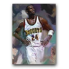 Antonio McDyess Art Card Limited 7/50 Edward Vela Signed (Denver Nuggets)