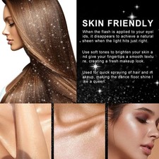 100ml Glitter Spray High Gloss Sparkle for Body Hair Clothes Multi Use