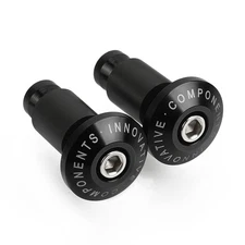 Motorcycle 7/8" Handle Bar Ends Grip Plug Cap Handlebar Slider CNC Aluminum 22mm
