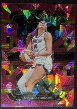 2024 WNBA Select Kamilla Cardoso Pink Cracked Ice Prizm Rookie #33 Chicago Sky