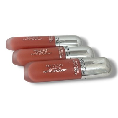 Revlon Ultra HD Matte Metallic Lipcolor (0.2oz/5.9mL/) LOT OF 3, NEW; YOU PICK!