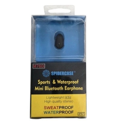 SPIDERCASE Sports Waterproof Mini Bluetooth Earphone M760i Mini Earbud
