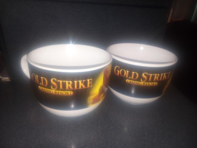 Gold Strike Coffee Soup Mugs