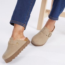 French Connection Womens Chunky Clog Sandals Sand