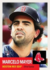 Topps MLB® Living Set® Card #884 ⚾️ Marcelo Mayer Rookie ⚾️ Boston Red Sox 🧦 RC