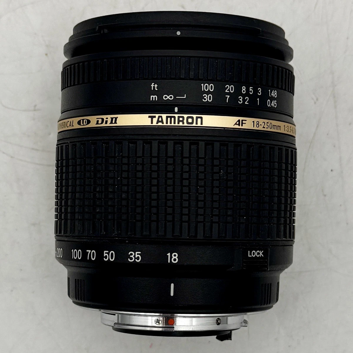 Tamron AF Camera Lenses 18-250mm Focal f/3.5-6.3 Maximum Aperture