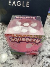 Squeezy Tactile Squishy Squeeze Dice Pink Glitter Brand New