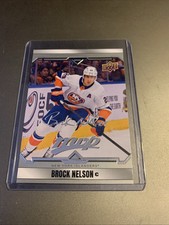 2024-25 Upper Deck MVP #113 Brock Nelson Silver Script Base Hockey Trading Card