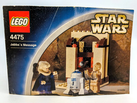 Lego 4475 * JABBA'S MESSAGE * Star Wars 100% w/Minifigs & Instructions 2003