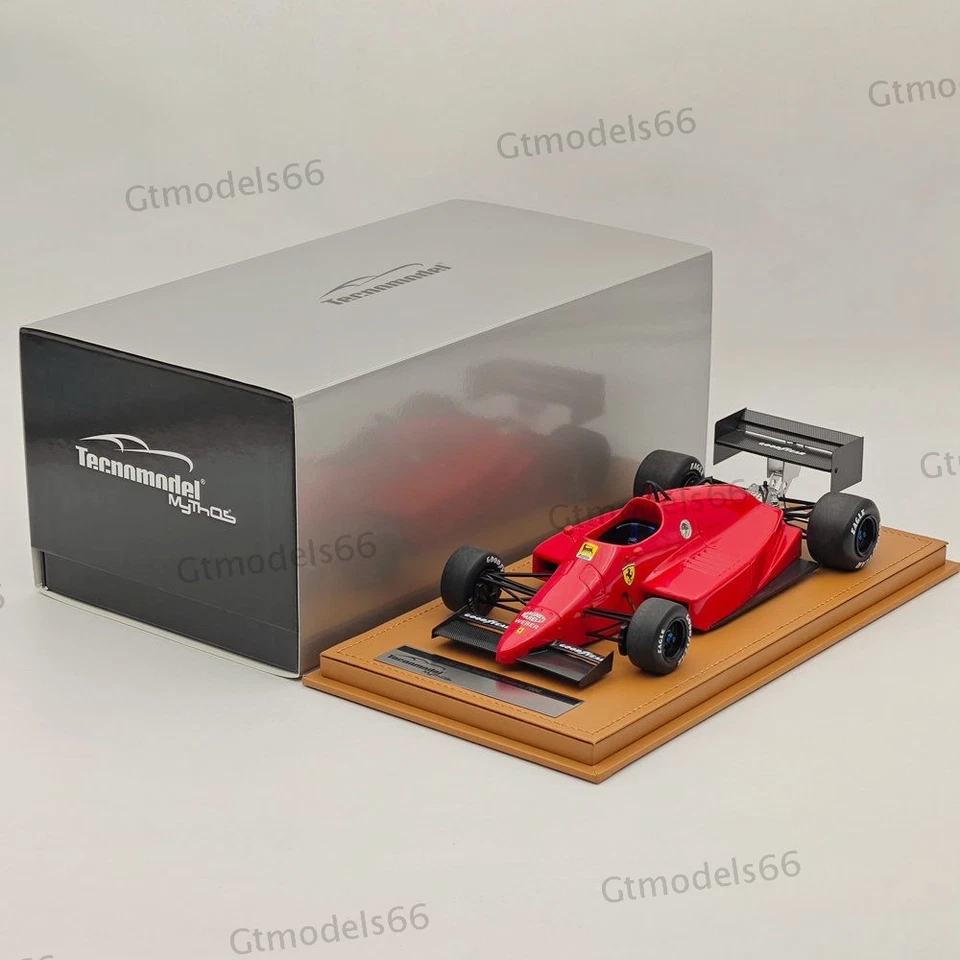 1/18 Tecnomodel Ferrari F1 F637 INDY #0 TEST DRIVE FIORANO 1986 Red Resin Model - Image 2 of 4