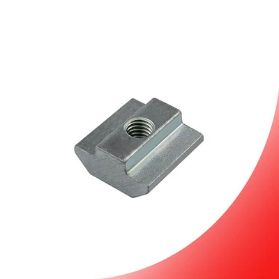 KOSMOSPROFIL Edelstahl Nutenstein schwer Gleitmutter M6 Nut 8 für Aluprofil 40-er