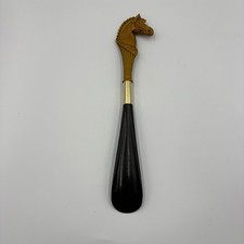 Vintage Shoe Horn Plastic MCM Horse Head Handle