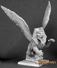 Reaper 14256 Sphinx, Nefsokar Monster Warlord, Nefsokar Metal Miniature