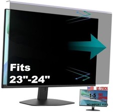 Hanging Computer Privacy Screen Protector Shield 23 - 24 Inch Diagonal