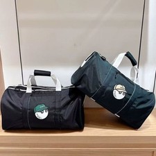 Malbon Golf Boston Bag PU leather Green Black Lightweight And Large Capacity