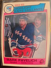 1983-84 O-Pee-Chee Mark Pavelich Highlight #239