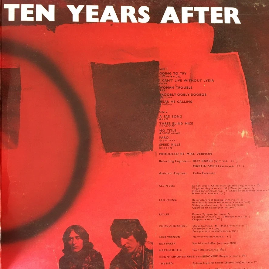 TEN YEARS AFTER 'STONEDHENGE' 12'' VINYL ALBUM DERAM RECORDS SML1029 1969 - Image 3 of 4