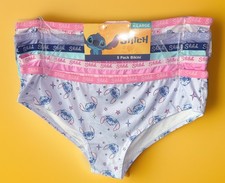 Disney Stitch Licensed 5 Pack Junior Bikini Panty Underwear NWT X-Large