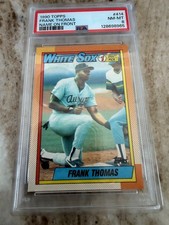 1990 Topps - Frank Thomas #414 Name on Front (RC)