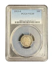 1913 S Dime Barber or Liberty Head PCGS VG10 Nice Better Date