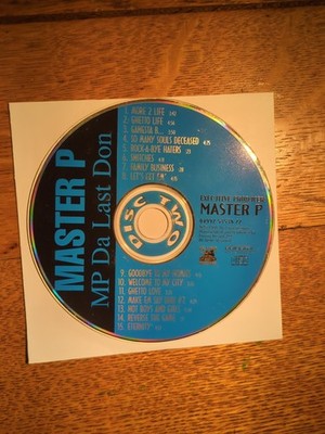 MP Da Last Don [PA] by Master P (CD, Jun-1998, No Limit Records) *Disc 2 Only*