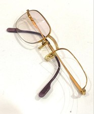 Cartier Glasses Eyeglasses frames size 140 for men gold color 51-23