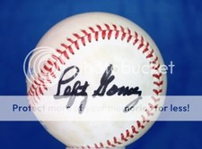 Lefty Gomez Psa/dna Signed Macphail American League Baseball Autograph