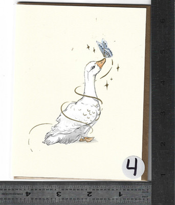 (Q)    -  1  PREMIUM    blank inside  Embellished  Card with   Envelope