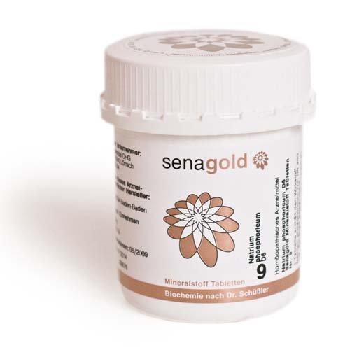 Schüßler Salz Nr.9 - Natrium phosphoricum D6 - 400 Tabletten, glutenfrei