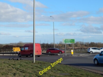 Foto 6x4 Black Cat Kreisverkehr A1 Nordausfahrt (2) Chawston siehe :// c2014