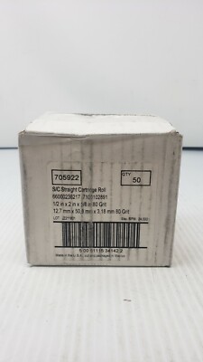Standard Abrasives S/C Straight Cartridge Roll 705922 50ct SEE DESCRIPTION 