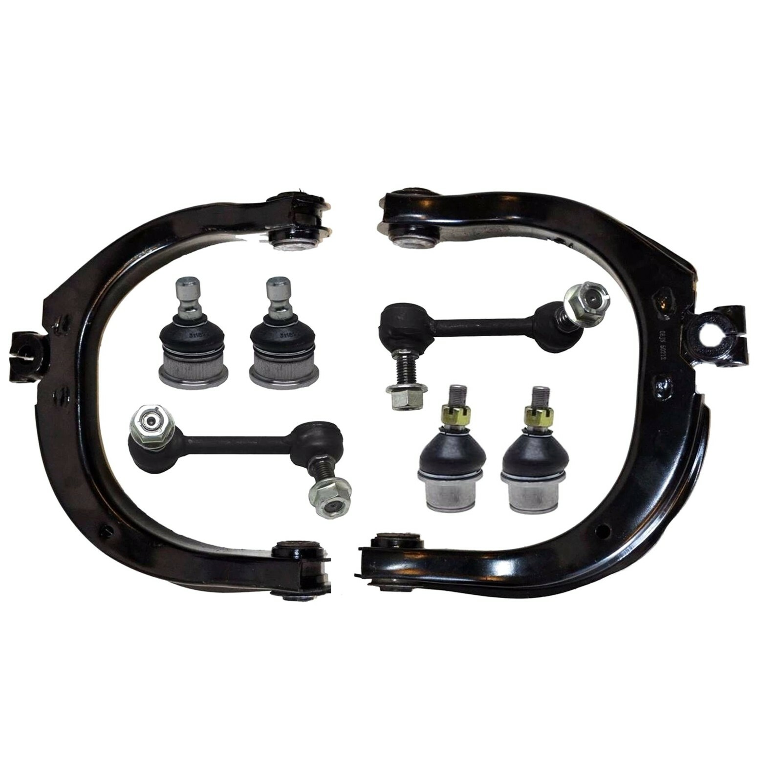 Front Upper Control Arm Ball Joint Sway Bar kit for GMC Envoy Chevy