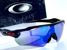 Oakley RADAR EV PATH Black Ducati Red POLARIZED Galaxy Blue Lens Sunglass 9208